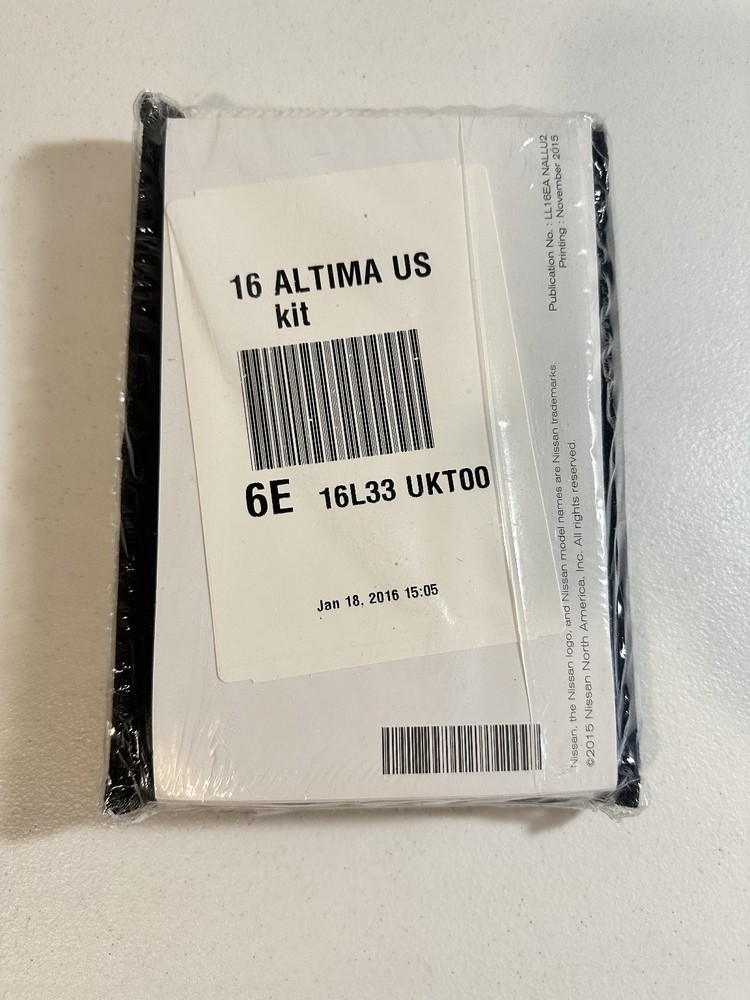 2015 Nissan Altima Owners' Manual Set