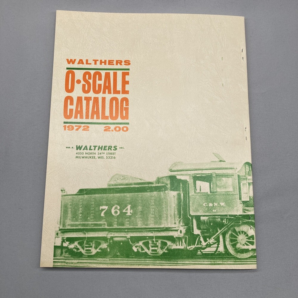 Walthers 40th Year O Scale Model Train Railroad Catalog 1972 Reference Manual