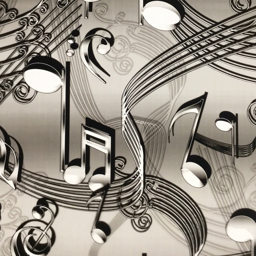 MUSIC NOTES DIP APE ACTIVATOR FILM COMBO HYDROGRAPHIC WATER TRANSFER