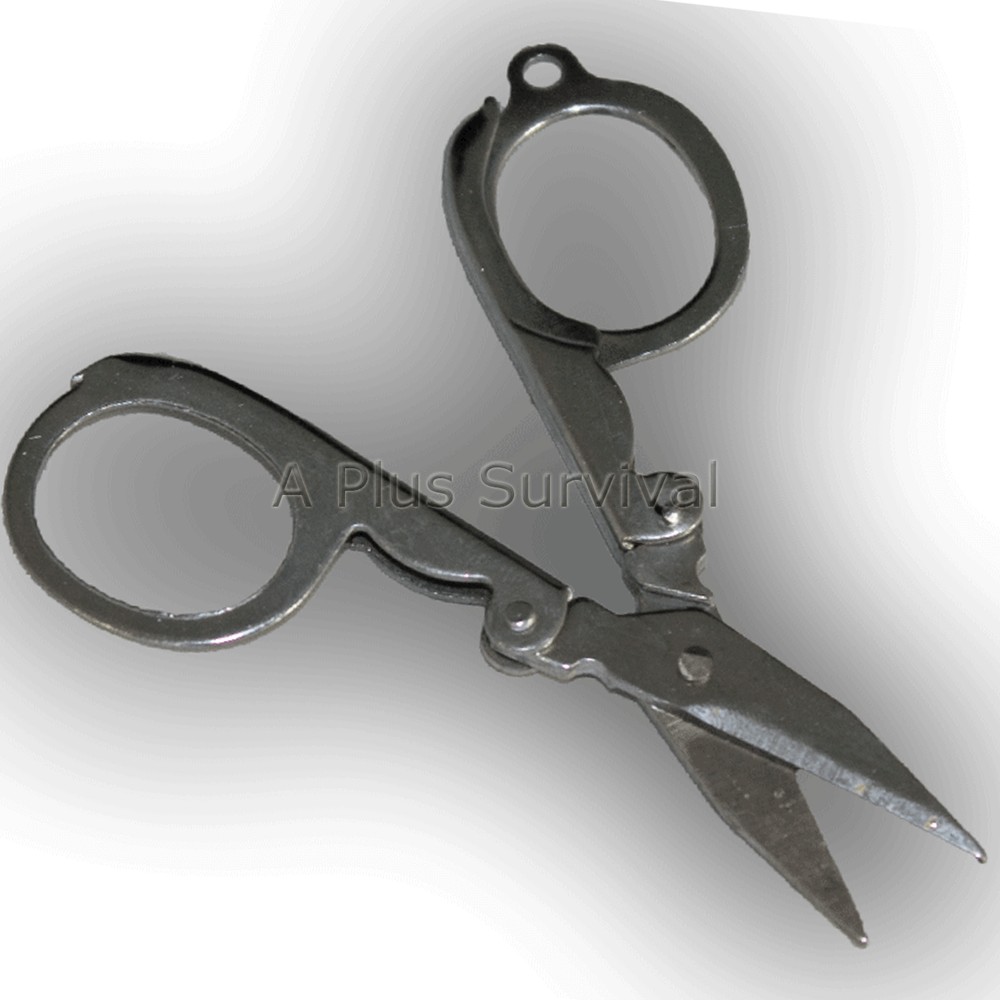 2 Pack Compact Folding Scissors for Emergency Survival First Aid Bug Out Kits