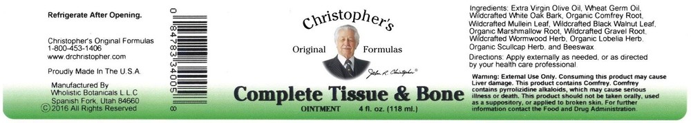 Complete Tissue Bone Ointment - 4 oz for Fast Healing and Relief