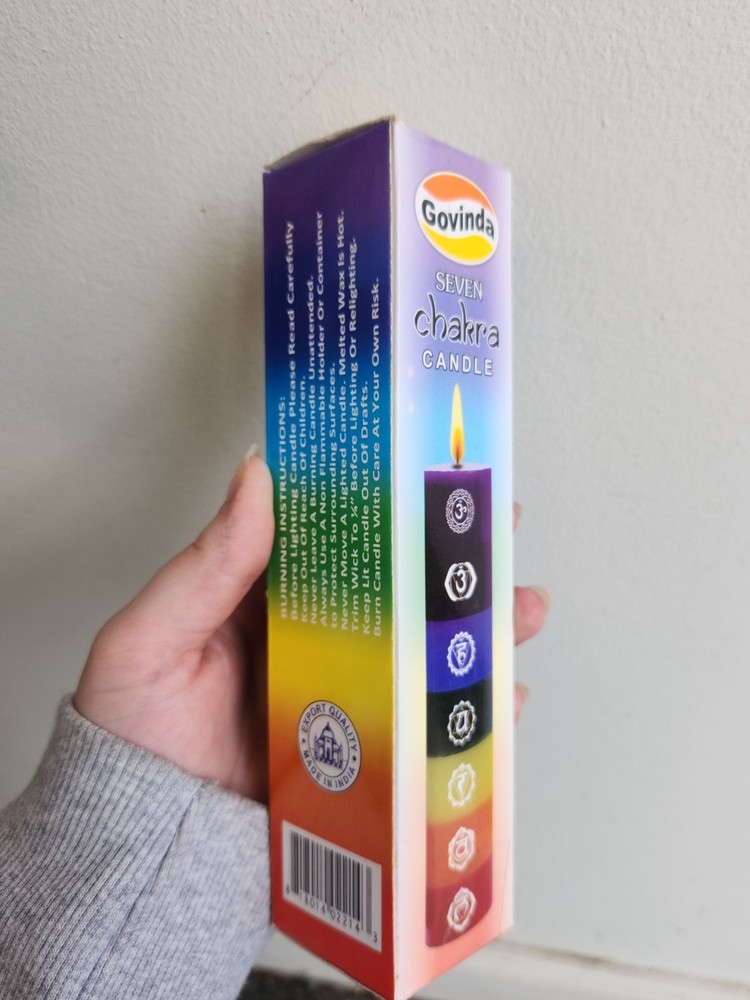 Seven Chakra Candle