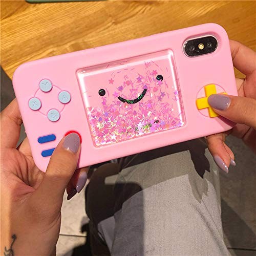 Squishy 3D Cartoon Game Shape Case Compatible with Creative iPhone 16 Pink