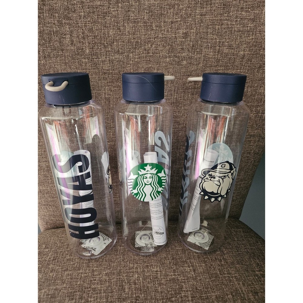3 New Starbucks Georgetown Hoyas Waterbottles