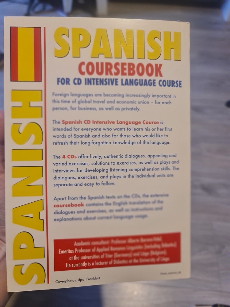 Spanish Language Coursebook for Beginners - No CDs Included