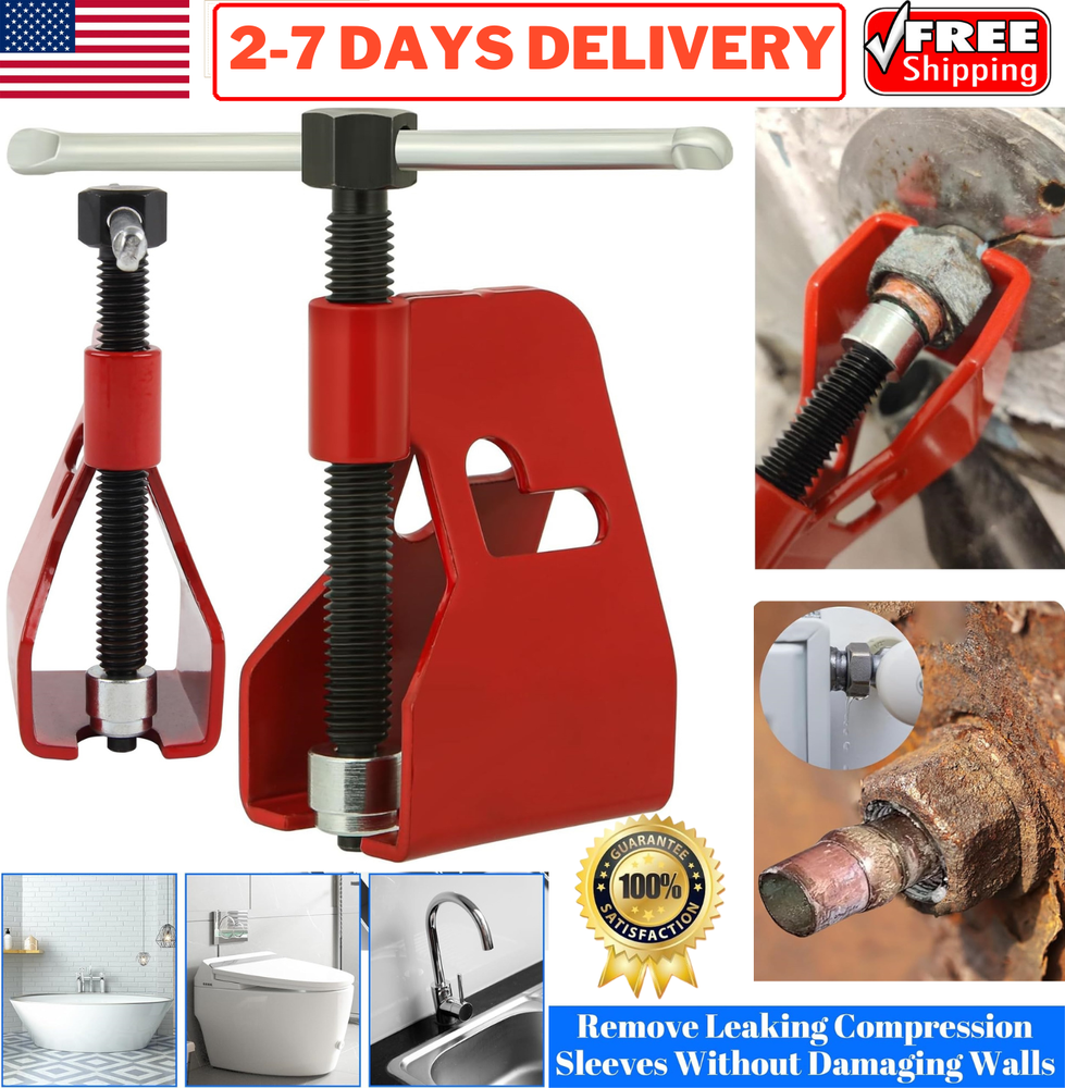 Remove Pipe Ferrule Nut Water Compression Ring Sleeve Puller Tool Tubing Removal