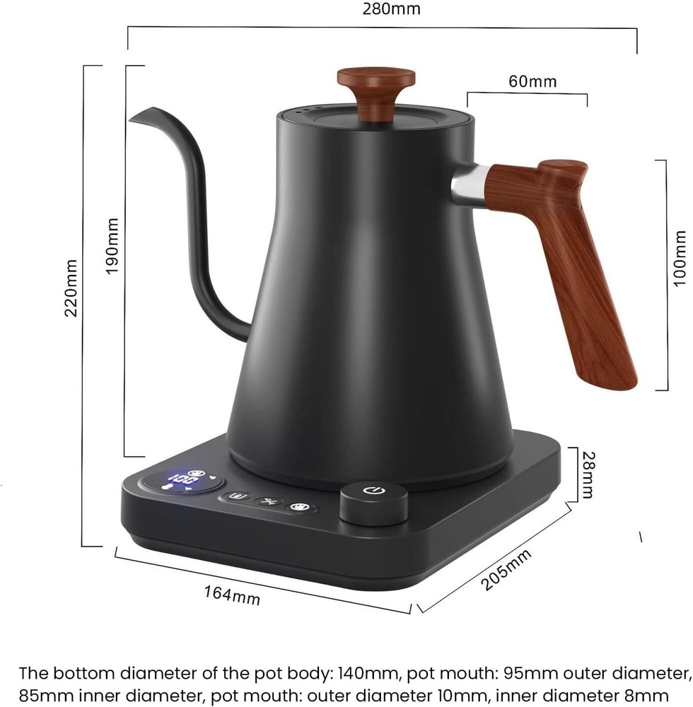 900ml Electric Pour-over Kettle