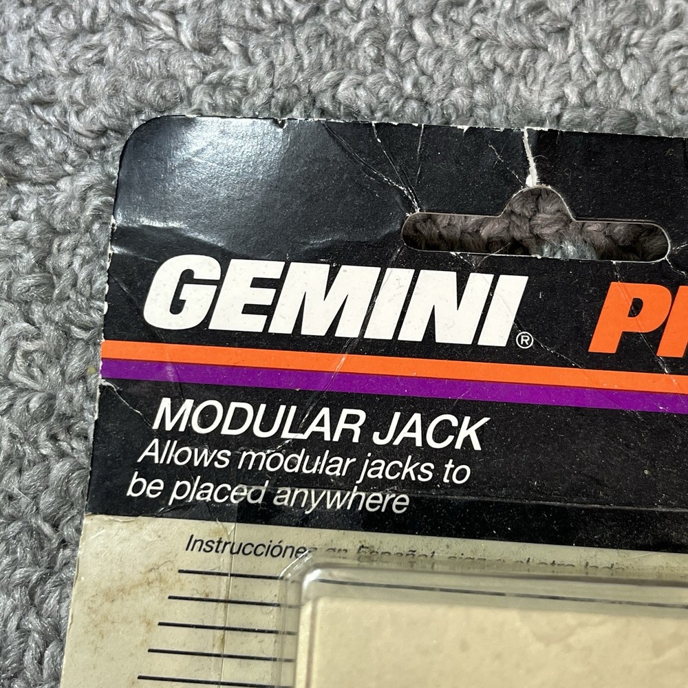 Vintage Gemini TA61 Modular Phone Jack Sealed Box