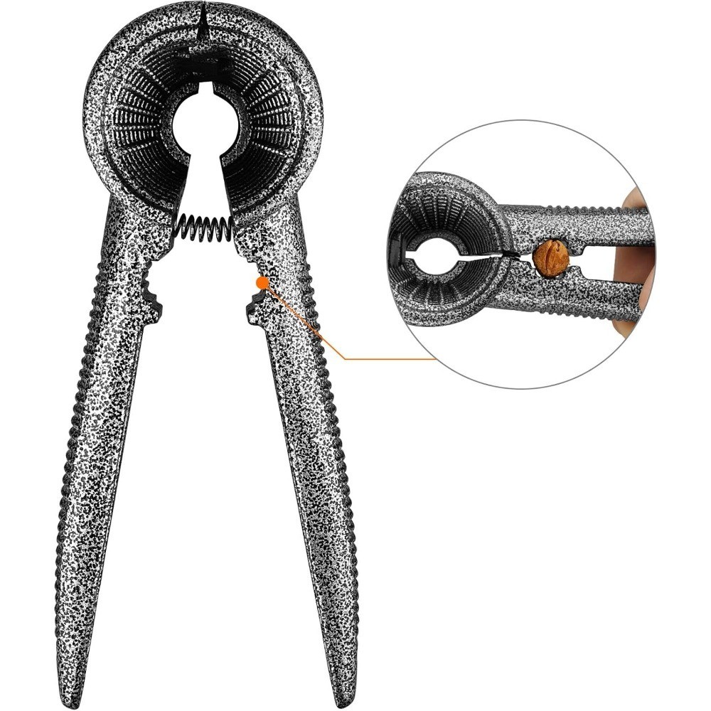 Nutcracker for Pecans and Walnuts with Non-Slip Handle