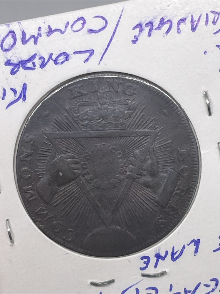 1795 Middlesex Sise Lane Halfpenny Token