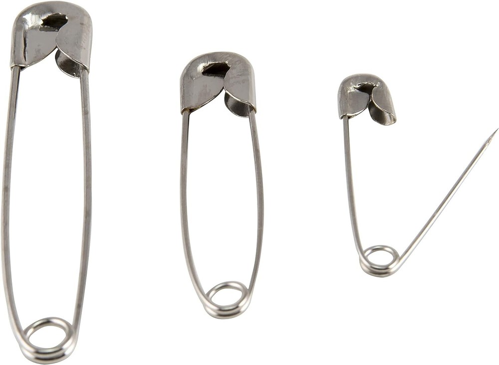 2 X SINGER Safety Pins 50 Count Assorted Size 1-3