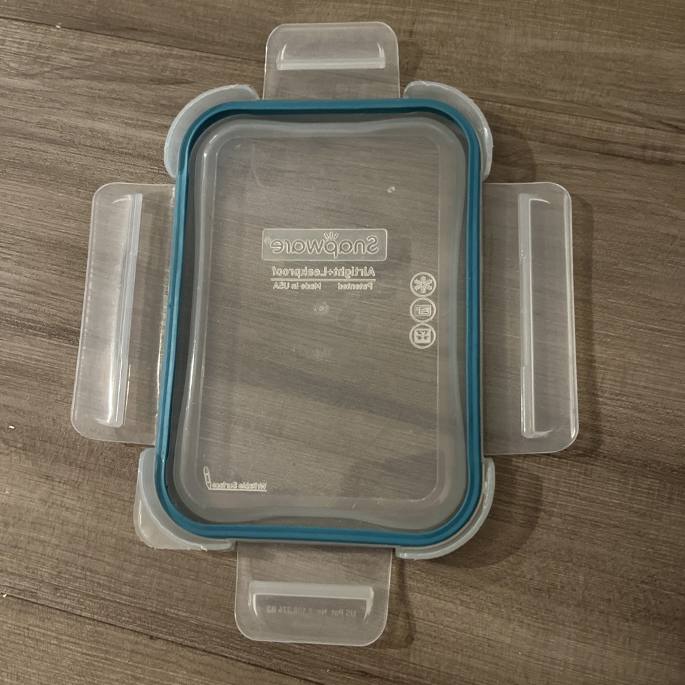 Pyrex Snapware Plastic Storage Lid Replacement 6.5 x 4.5 inch rectangle