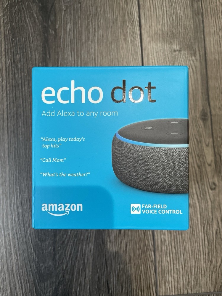 Amazon Echo 3rd Gen Alexa Smart Speaker Charcoal, US Version