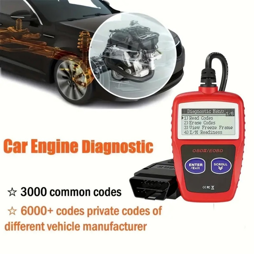 Upgraded MS309 OBD2 OBDII EOBD Code Reader - Car Diagnostic Tool