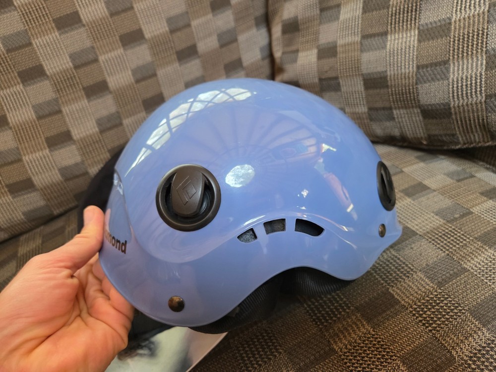 NWT black diamond half dome climbing helmet blue