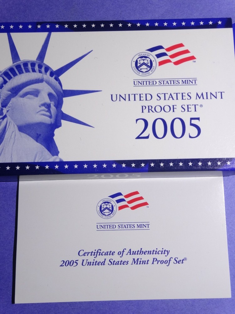 2005-S Proof Set  10 Coins in OGP