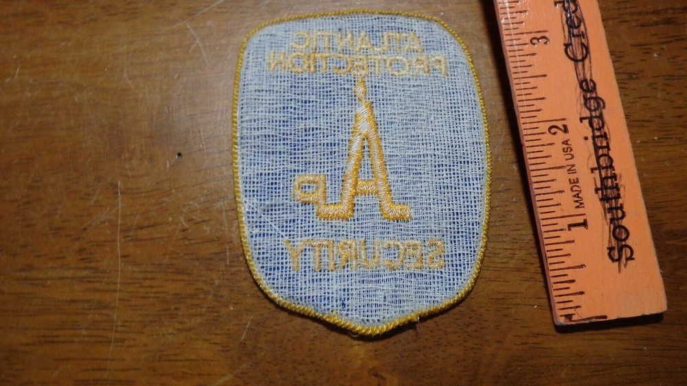 VINTAGE ATLANTIC PROTECTION SECURITY OBSOLETE PATCH BX X #7