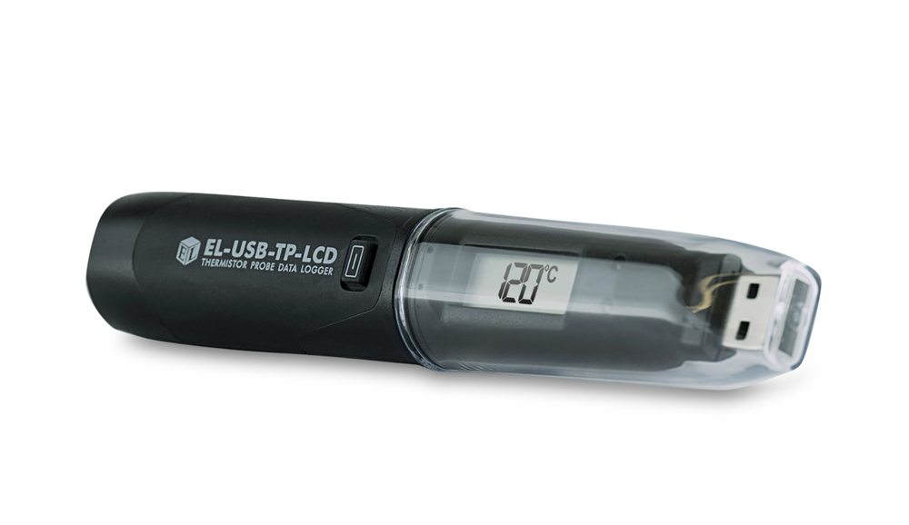 Lascar EL-USB-TP-LCD+ High Accuracy USB Thermistor Data Logger with LCD Display
