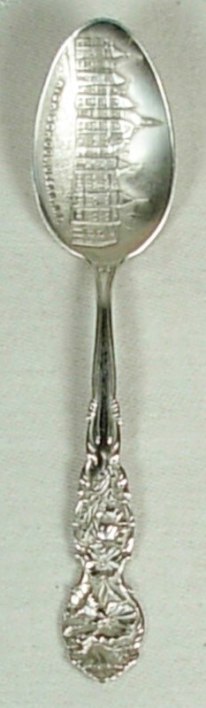 HIGH SCHOOL OLEAN NEW YORK STERLING SILVER SOUVENIR SPOON MONOGRAM
