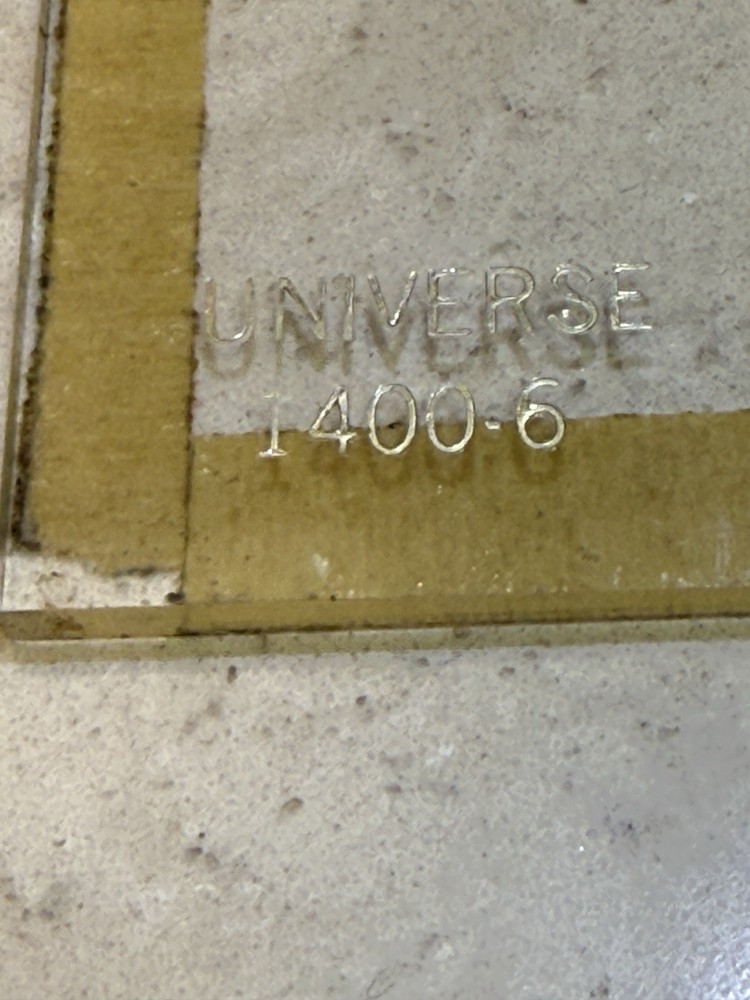 Vintage Clear Adjustable Triangle Universe Model 1400-6