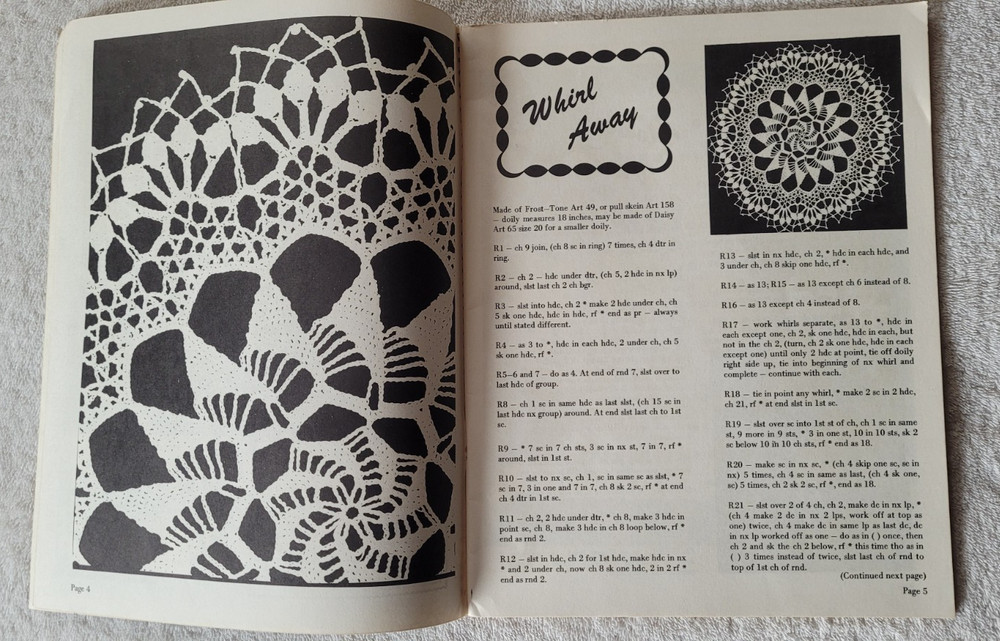 Preowned Designs by Elizabeth Hiddleson Crochet Pattern Books 24 patterns total