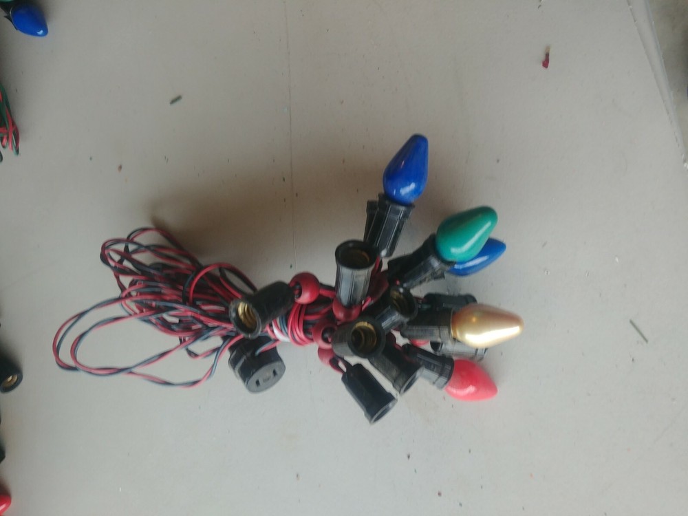 Vintage Noma Christmas tree light string