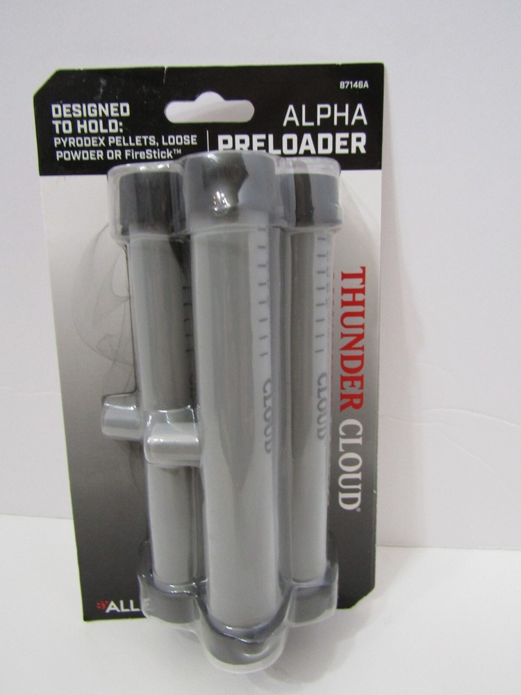 NEW ALLEN ALPHA LOADER 3 PACK 50 CAL PRELOADER THUNDER CLOUD