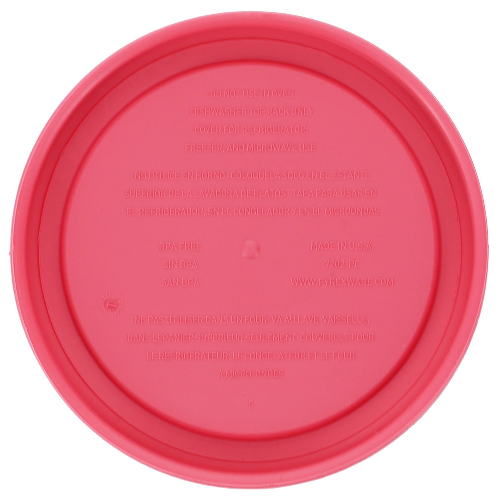 Pyrex 7202-PC 1 Cup Electric Pink Lid