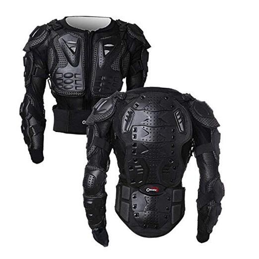 Motorcycle Body Protective Jacket Armor Men, Motocross Medium-Large Black