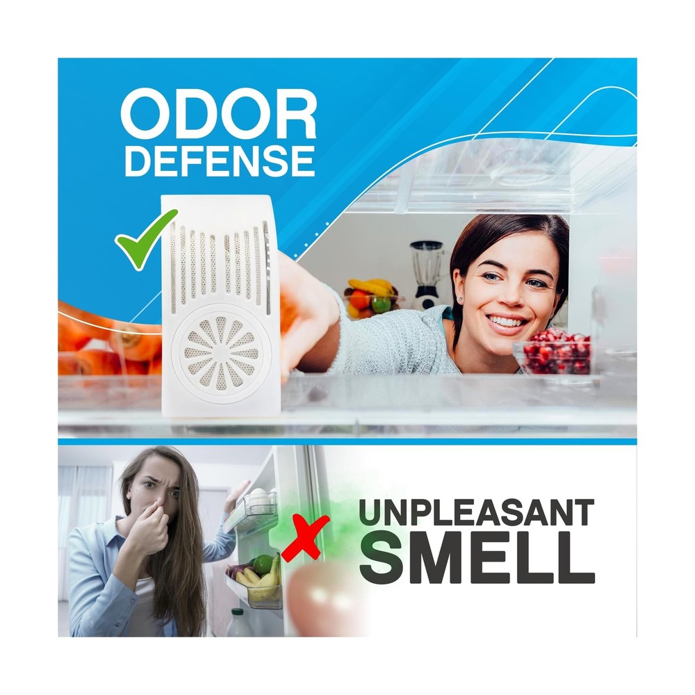 NonScents Refrigerator Deodorizer – Odor Eliminator for Fridge & Freezer &