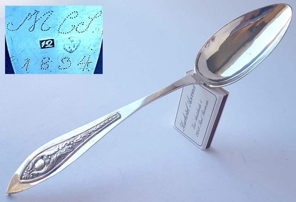 Empire Spoon, 12 Pieces, Silver, around 1834 N940