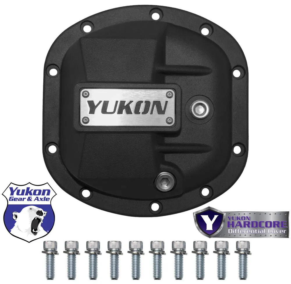 NEW Dana 30 Yukon Hardcore Iron Differential Cover - D30 Front Diff - YHCC-D30
