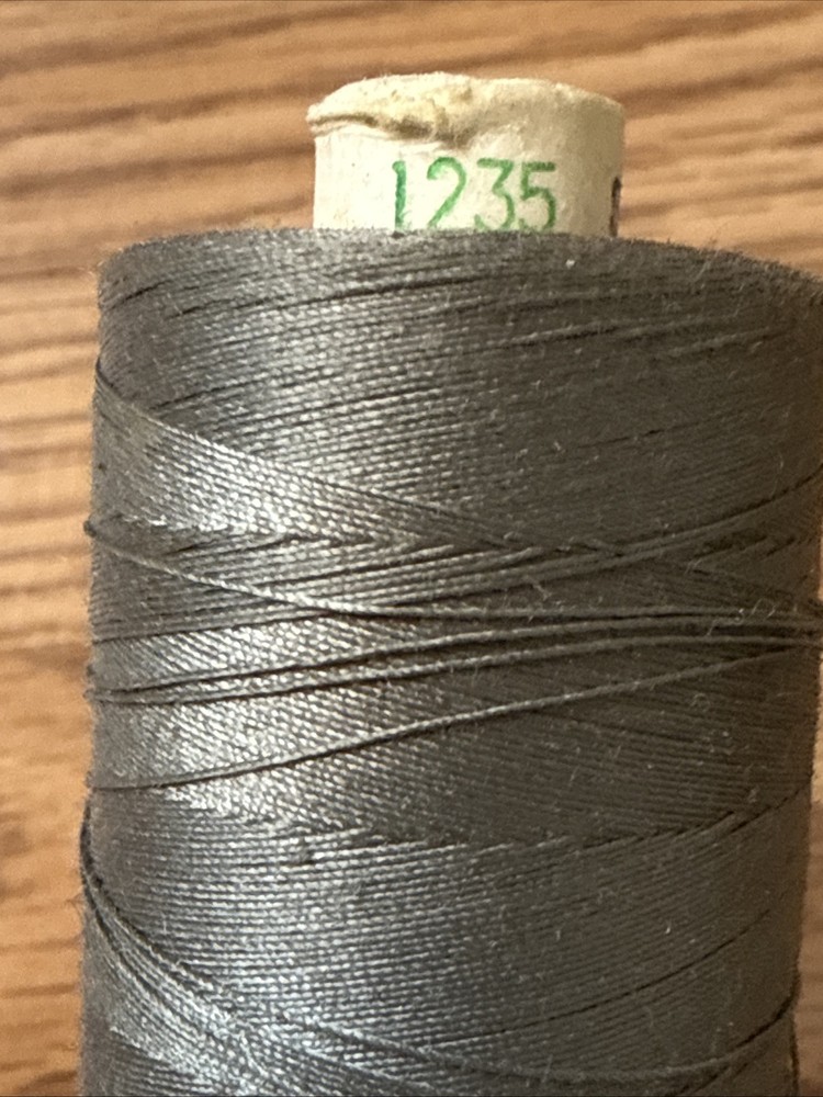 Amann Serger Thread Gray Overlock Sewing Thread Spool Made in Germany