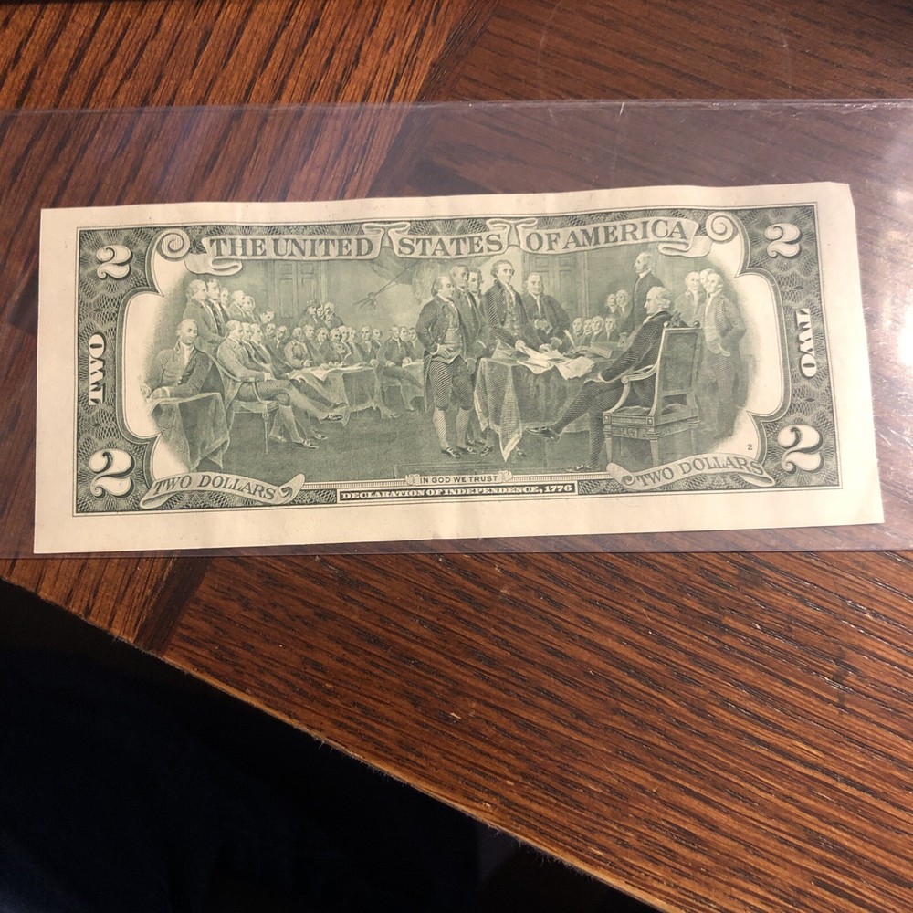 2017 A Two Dollar Bill ($2.00) Currency Green Seal