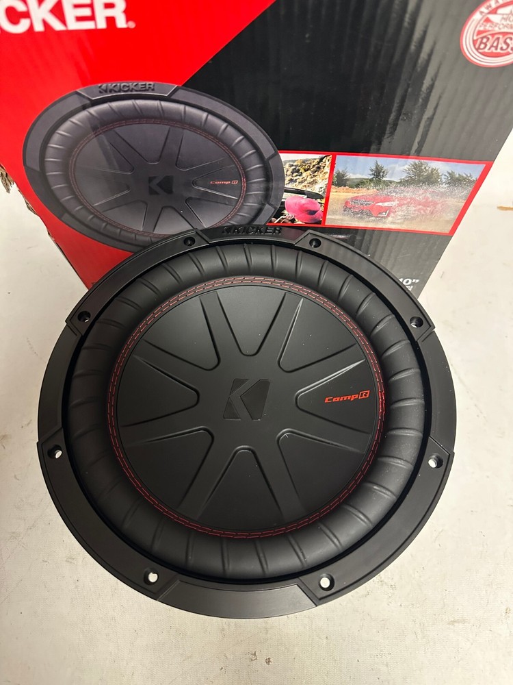 KICKER 48CWR104 CompR 10" Subwoofer, DVC, 4-ohm - EACH