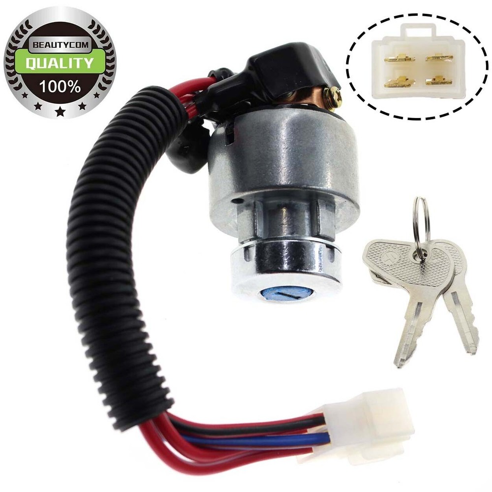 Tractor Ignition Starter Switch Lock with Two Keys for Kubota TC020-31822