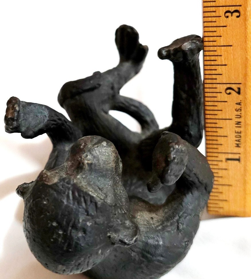 Unusual Cast Iron Monkey
