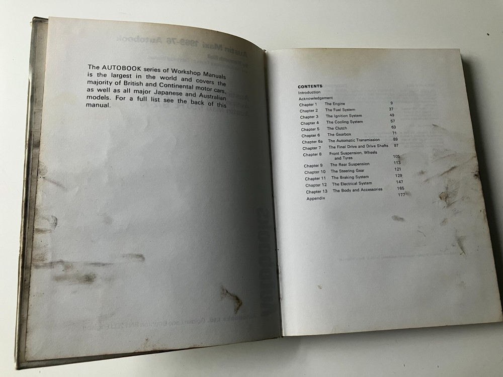 Various Car Workshop manuals - select your manual