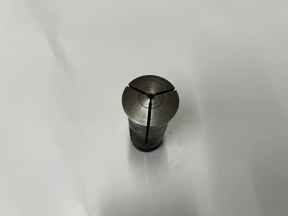 1/8" Steel Round 5C Collet w/Internal Threads
