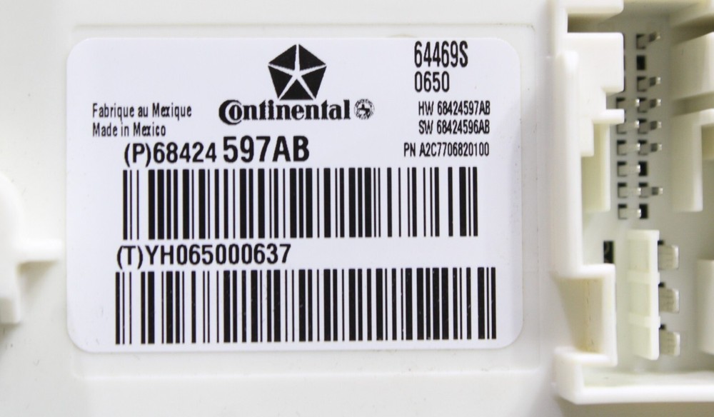 2020 CHRYSLER 300 BODY CONTROL MODULE COMPUTER BCM UNIT OEM