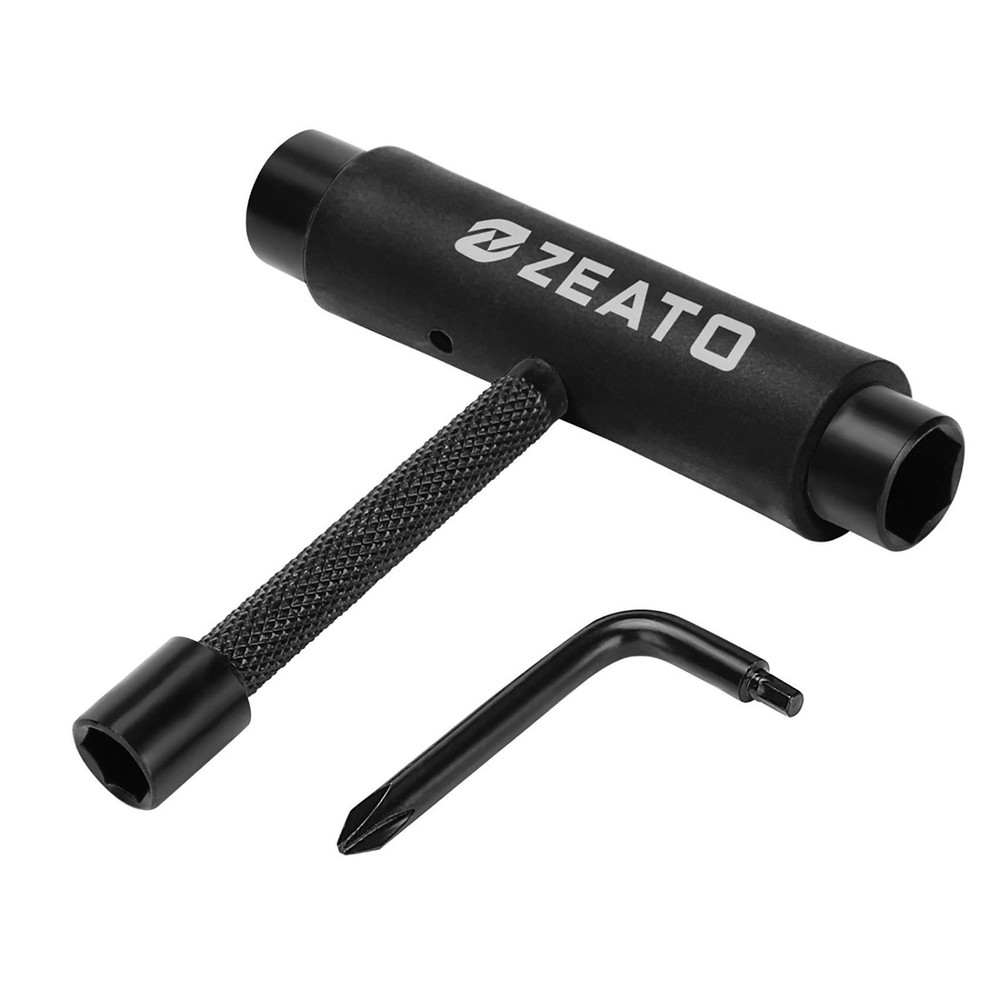 Compact Skateboard Tool - Multi Socket T-Shape Allen Phillips Driver
