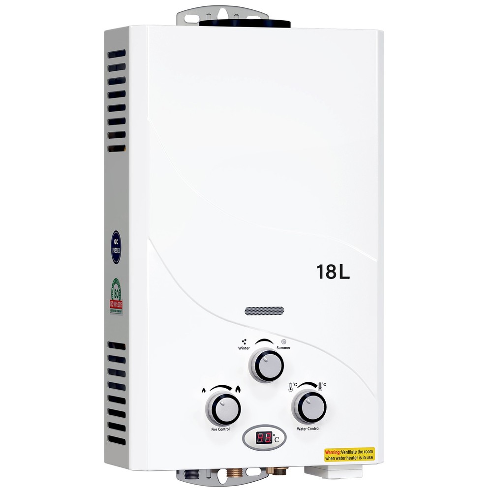 18L 5GPM Tankless LPG Liquid Propane Gas Hot Water Heater On-Demand Water Boiler