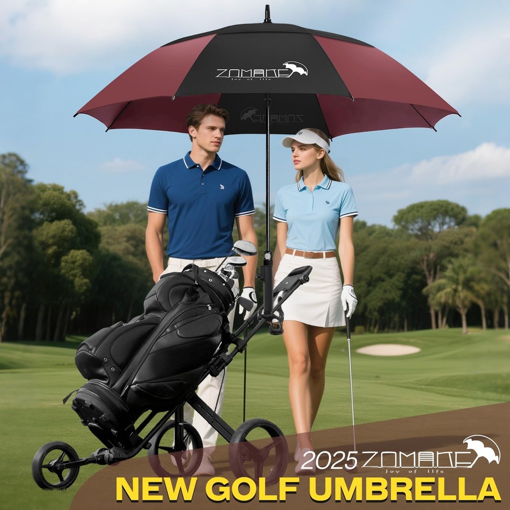 ZOMAKE 62/68 Inch Golf Umbrella Extra Large Oversized Windproof Automatic Open