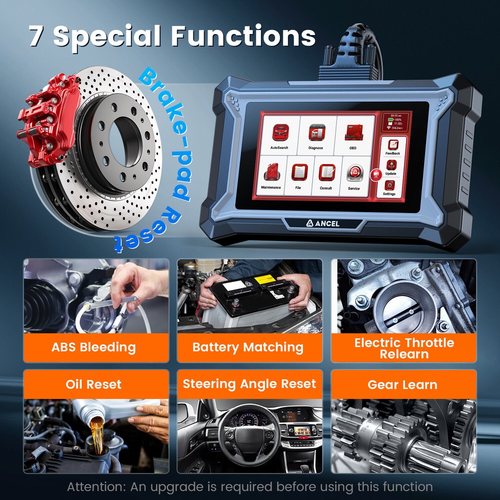 ANCEL DS100 OBD2 4 System Automotive Scanner Full OBD2 Function Diagnostic Tool