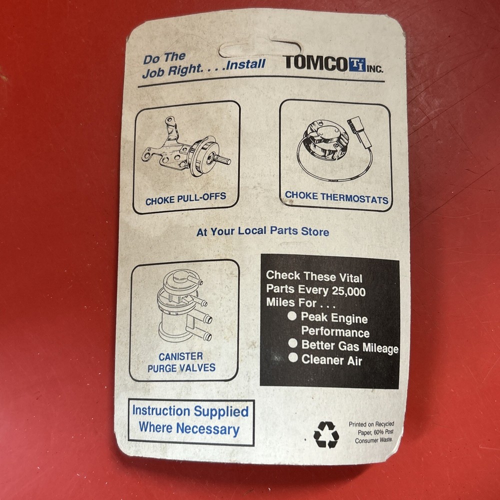 Tomco 13309 Ported Vacuum Switch