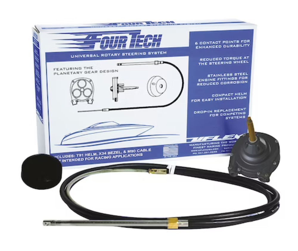 Uflex FOURTECHBLK10  MARINE STEERING CABLE