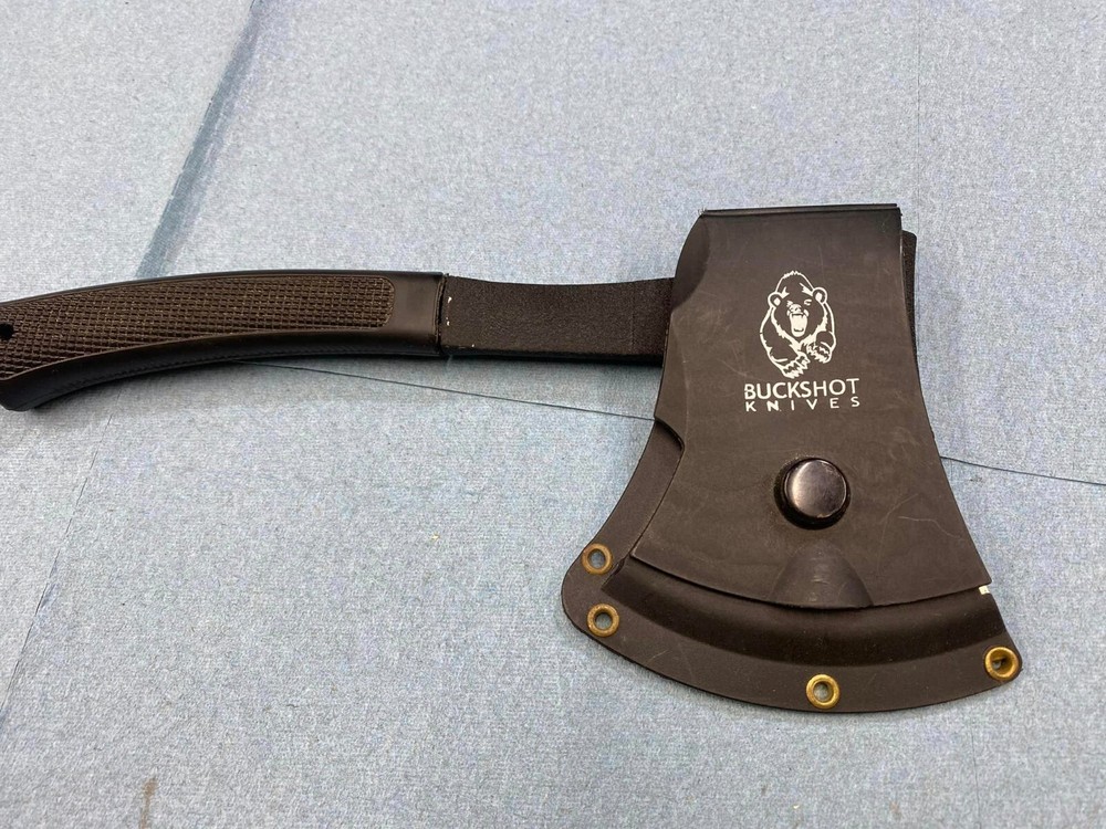 Buckshot Knives 11" Single Edge Axe With Sheath