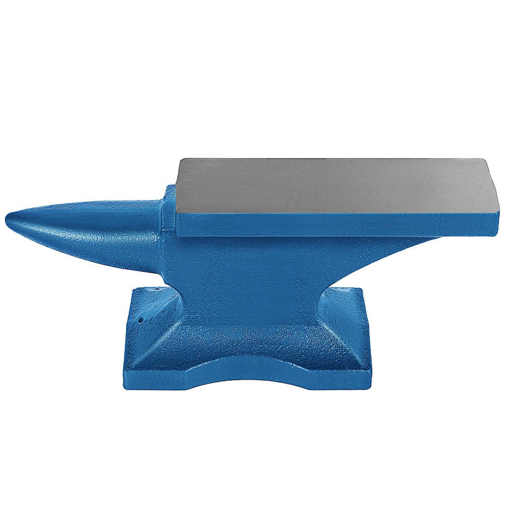 24LB Iron Anvil Cast Blacksmith Tools Round Horn Quality Polished Rugged UPDATED