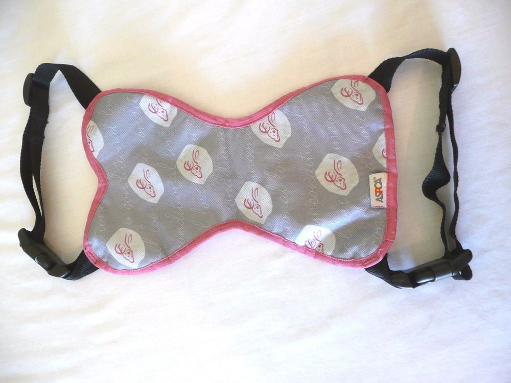 Dog Travel Harness, ASPCA, Pink & Gray, EUC