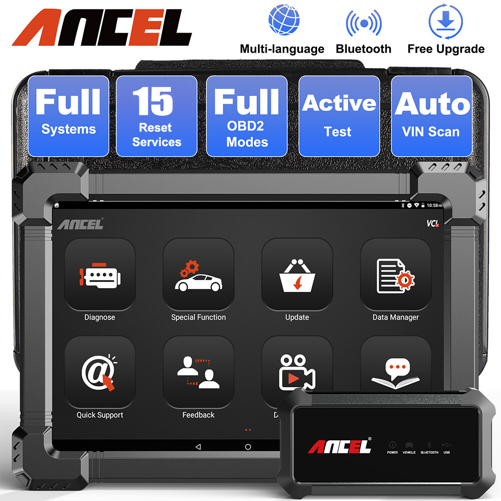 Ancel X7 Bidirectional All System OBD2 Scanner Car Diagnostic Tool Code Reader